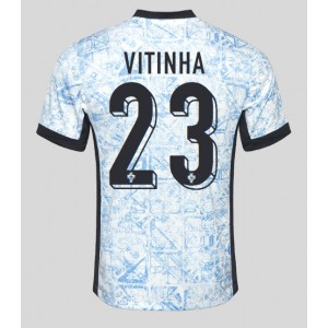 Fotbalové Dres Portugalsko Vitinha #23 Venkovní Oblečení ME 2024 Krátký Rukáv